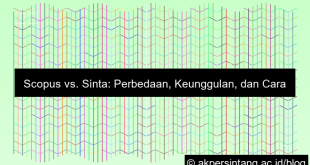 Apa Itu Scopus Dan Sinta
