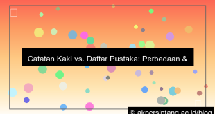apa perbedaan catatan kaki dan daftar pustaka