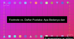 Apakah Footnote Sama Dengan Daftar Pustaka