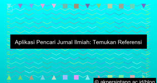 Aplikasi Mencari Jurnal