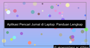 aplikasi mencari jurnal di laptop