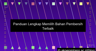 Bahan Pembersih
