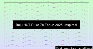 Baju Hut Ri Ke 80 Tahun 2025