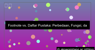 ilustrasi beda footnote dan daftar pustaka