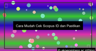 gambar cara cek scopus id