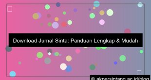cara download jurnal sinta