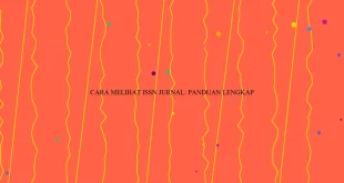 Cara Melihat Issn Jurnal Panduan