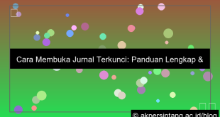 cara membuka jurnal yang terkunci