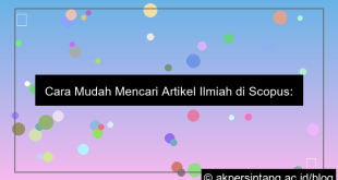 cara mencari artikel di scopus