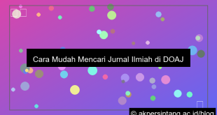 cara mencari jurnal di doaj