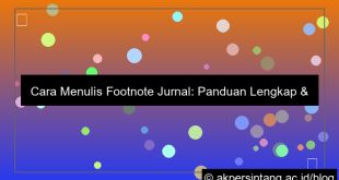 grafik cara menulis footnote dari jurnal