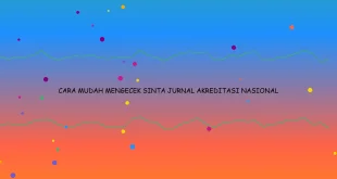 Cara Mudah Mengecek Sinta Jurnal