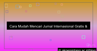 cari jurnal internasional gratis