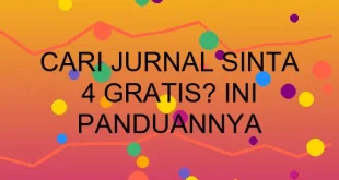 Cari Jurnal Sinta 4 Gratis