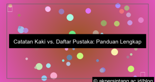 catatan kaki dan daftar pustaka