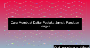 contoh daftar pustaka jurnal