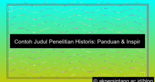 gambar contoh judul penelitian historis