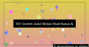 contoh judul skripsi studi kasus