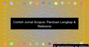Contoh Jurnal Scopus