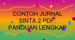 Contoh Jurnal Sinta 2 Pdf