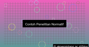 contoh penelitian normatif