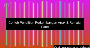 contoh penelitian perkembangan