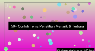 contoh tema penelitian
