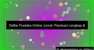 desain daftar pustaka online jurnal