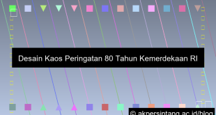 Desain Kaos 80 Tahun Kemerdekaan Ri 2025