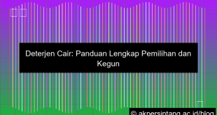 Deterjen Cair