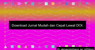 Download Jurnal Dengan Doi