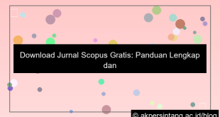 download jurnal scopus gratis