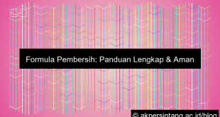 Formula Pembersih