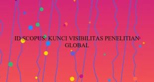 Id Scopus Kunci Visibilitas Penelitian