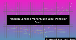 judul penelitian studi kasus