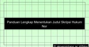 judul skripsi hukum normatif