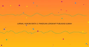 Jurnal Hukum Sinta 2 Panduan