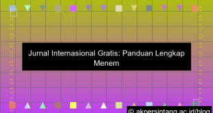 Jurnal Internasional Gratis