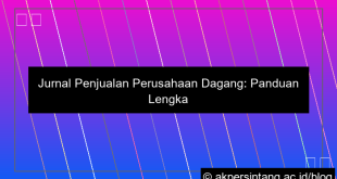 Jurnal Penjualan Perusahaan Dagang