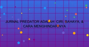 Jurnal Predator Adalah Ciri Bahaya
