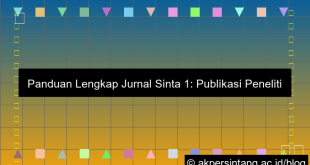 Jurnal Sinta 1