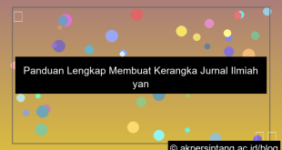 desain kerangka jurnal