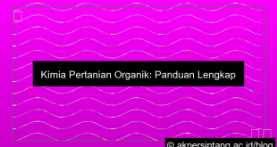 Kimia Pertanian Organik