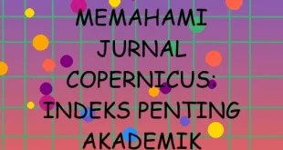 Memahami Jurnal Copernicus Indeks Penting