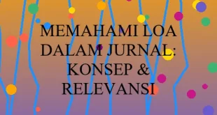 Memahami Loa Dalam Jurnal Konsep