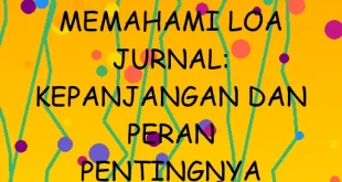 Memahami Loa Jurnal Kepanjangan Dan