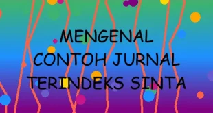 Mengenal Contoh Jurnal Terindeks Sinta