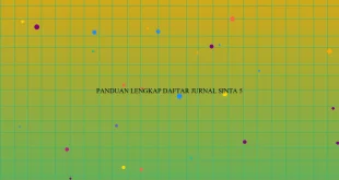 Panduan Lengkap Daftar Jurnal Sinta