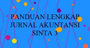 Panduan Lengkap Jurnal Akuntansi Sinta