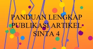 Panduan Lengkap Publikasi Artikel Sinta